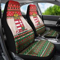 Hungary Christmas Car Seat Cover Magyarorszag Boldog Karacsonyt - Wonder Print Shop