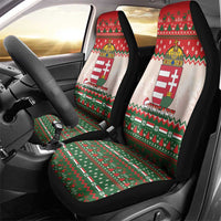 Hungary Christmas Car Seat Cover Magyarorszag Boldog Karacsonyt - Wonder Print Shop