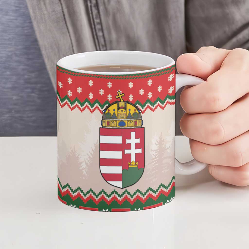Hungary Christmas Ceramic Mug Magyarorszag Boldog Karacsonyt - Wonder Print Shop
