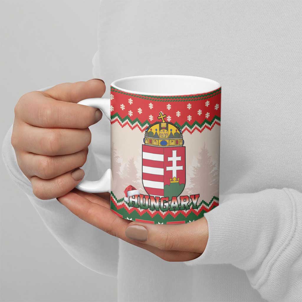 Hungary Christmas Ceramic Mug Magyarorszag Boldog Karacsonyt - Wonder Print Shop