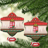 Hungary Christmas Ceramic Ornament Magyarorszag Boldog Karacsonyt - Wonder Print Shop