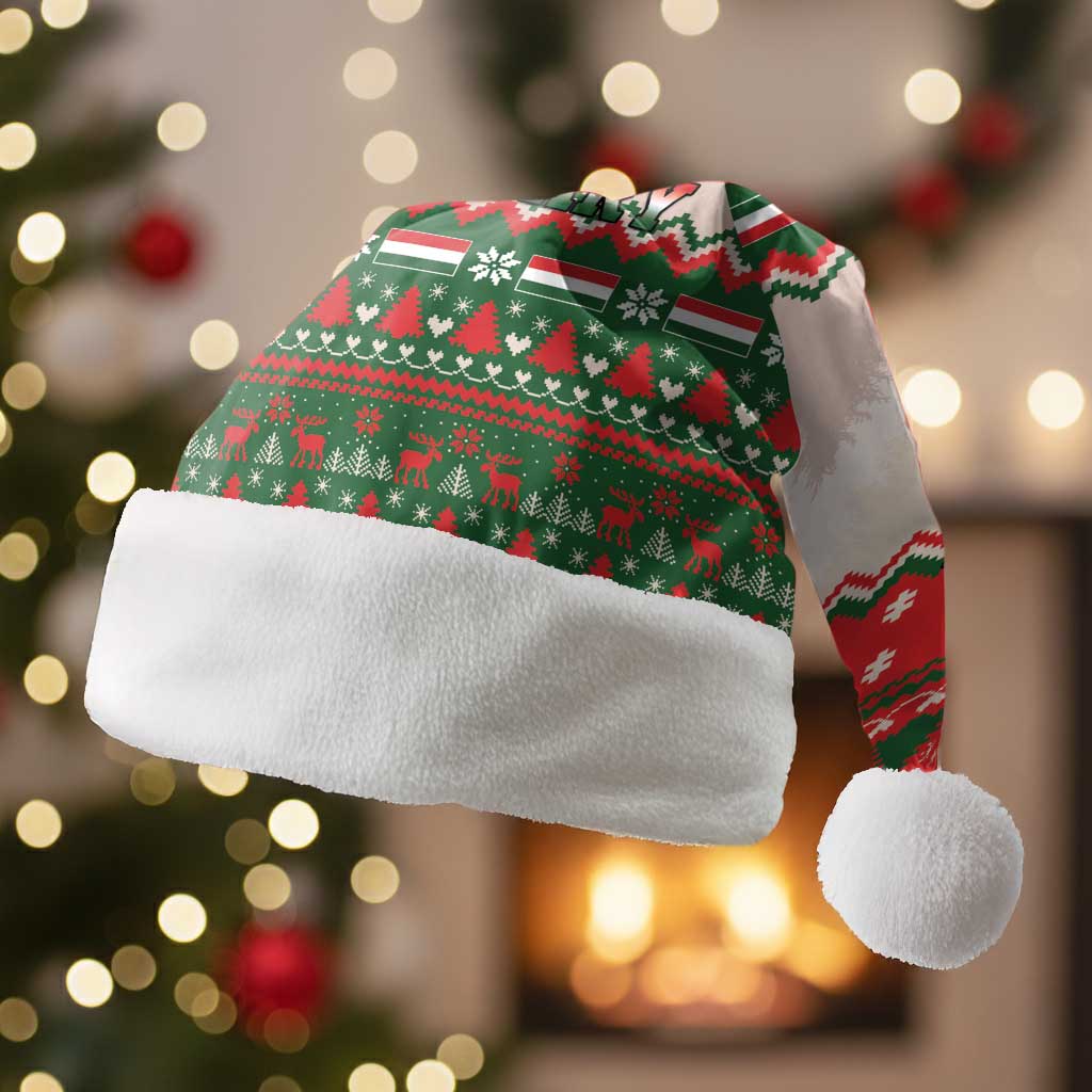 Hungary Christmas Santa Hat Magyarorszag Boldog Karacsonyt - Wonder Print Shop