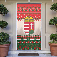Hungary Christmas Door Cover Magyarorszag Boldog Karacsonyt - Wonder Print Shop