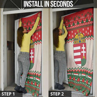Hungary Christmas Door Cover Magyarorszag Boldog Karacsonyt - Wonder Print Shop