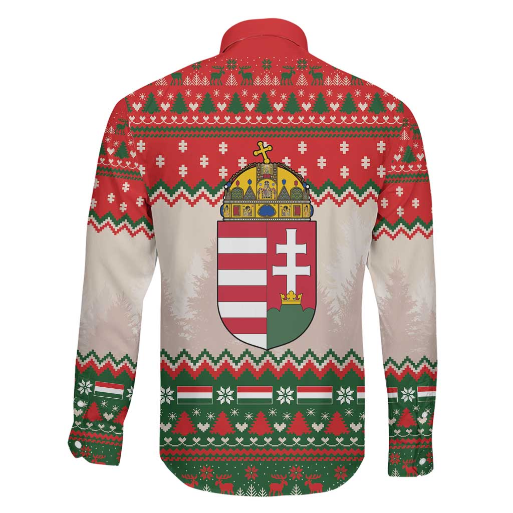 Hungary Christmas Family Matching Mermaid Dress and Hawaiian Shirt Magyarorszag Boldog Karacsonyt - Wonder Print Shop