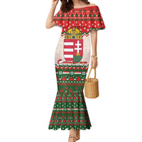 Hungary Christmas Family Matching Mermaid Dress and Hawaiian Shirt Magyarorszag Boldog Karacsonyt - Wonder Print Shop