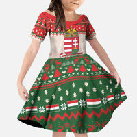 Hungary Christmas Family Matching Puletasi and Hawaiian Shirt Magyarorszag Boldog Karacsonyt - Wonder Print Shop
