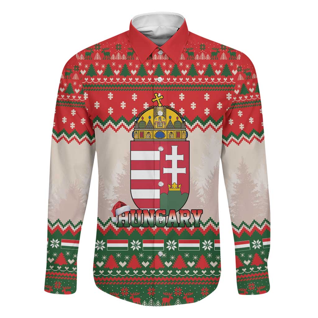 Hungary Christmas Family Matching Summer Maxi Dress and Hawaiian Shirt Magyarorszag Boldog Karacsonyt - Wonder Print Shop