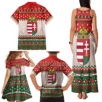 Hungary Christmas Family Matching Tank Maxi Dress and Hawaiian Shirt Magyarorszag Boldog Karacsonyt - Wonder Print Shop