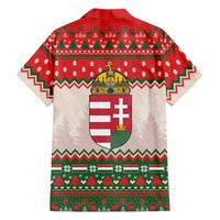Hungary Christmas Family Matching Tank Maxi Dress and Hawaiian Shirt Magyarorszag Boldog Karacsonyt - Wonder Print Shop