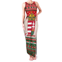 Hungary Christmas Family Matching Tank Maxi Dress and Hawaiian Shirt Magyarorszag Boldog Karacsonyt - Wonder Print Shop