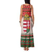 Hungary Christmas Family Matching Tank Maxi Dress and Hawaiian Shirt Magyarorszag Boldog Karacsonyt - Wonder Print Shop