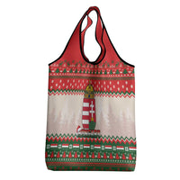 Hungary Christmas Grocery Bag Magyarorszag Boldog Karacsonyt - Wonder Print Shop