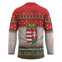 Hungary Christmas Hockey Jersey Magyarorszag Boldog Karacsonyt - Wonder Print Shop