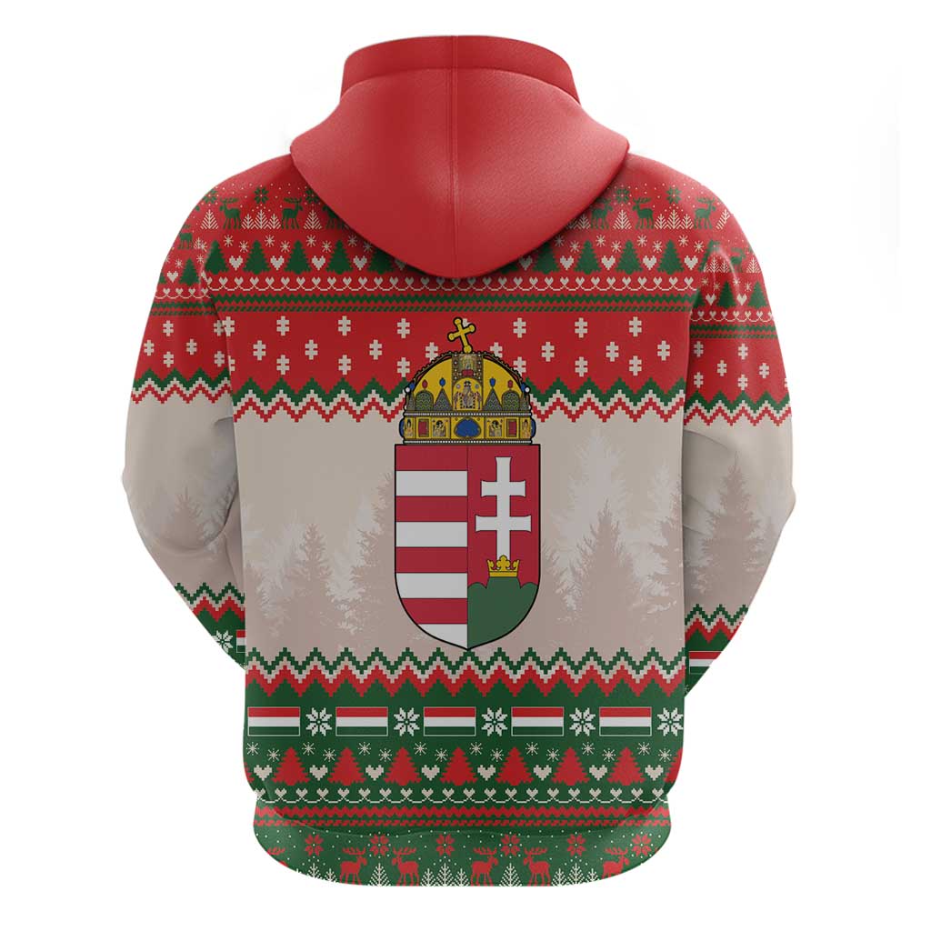 Hungary Christmas Hoodie Magyarorszag Boldog Karacsonyt - Wonder Print Shop