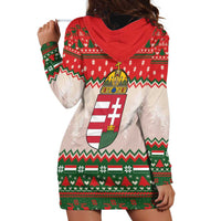 Hungary Christmas Hoodie Dress Magyarorszag Boldog Karacsonyt - Wonder Print Shop