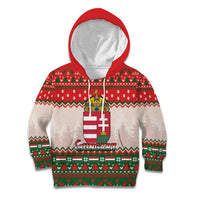 Hungary Christmas Kid Hoodie Magyarorszag Boldog Karacsonyt - Wonder Print Shop