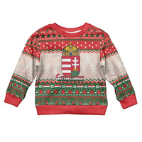Hungary Christmas Kid Ugly Christmas Sweater Magyarorszag Boldog Karacsonyt - Wonder Print Shop