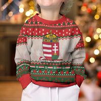 Hungary Christmas Kid Ugly Christmas Sweater Magyarorszag Boldog Karacsonyt - Wonder Print Shop
