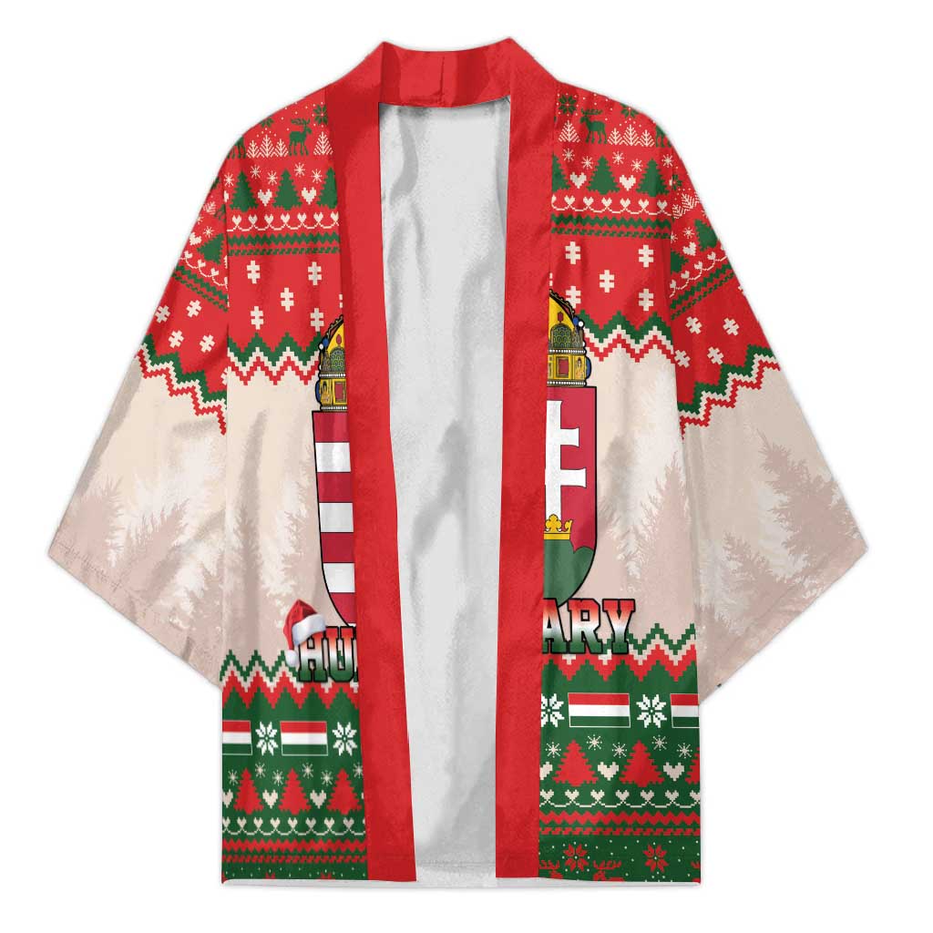 Hungary Christmas Kimono Magyarorszag Boldog Karacsonyt - Wonder Print Shop