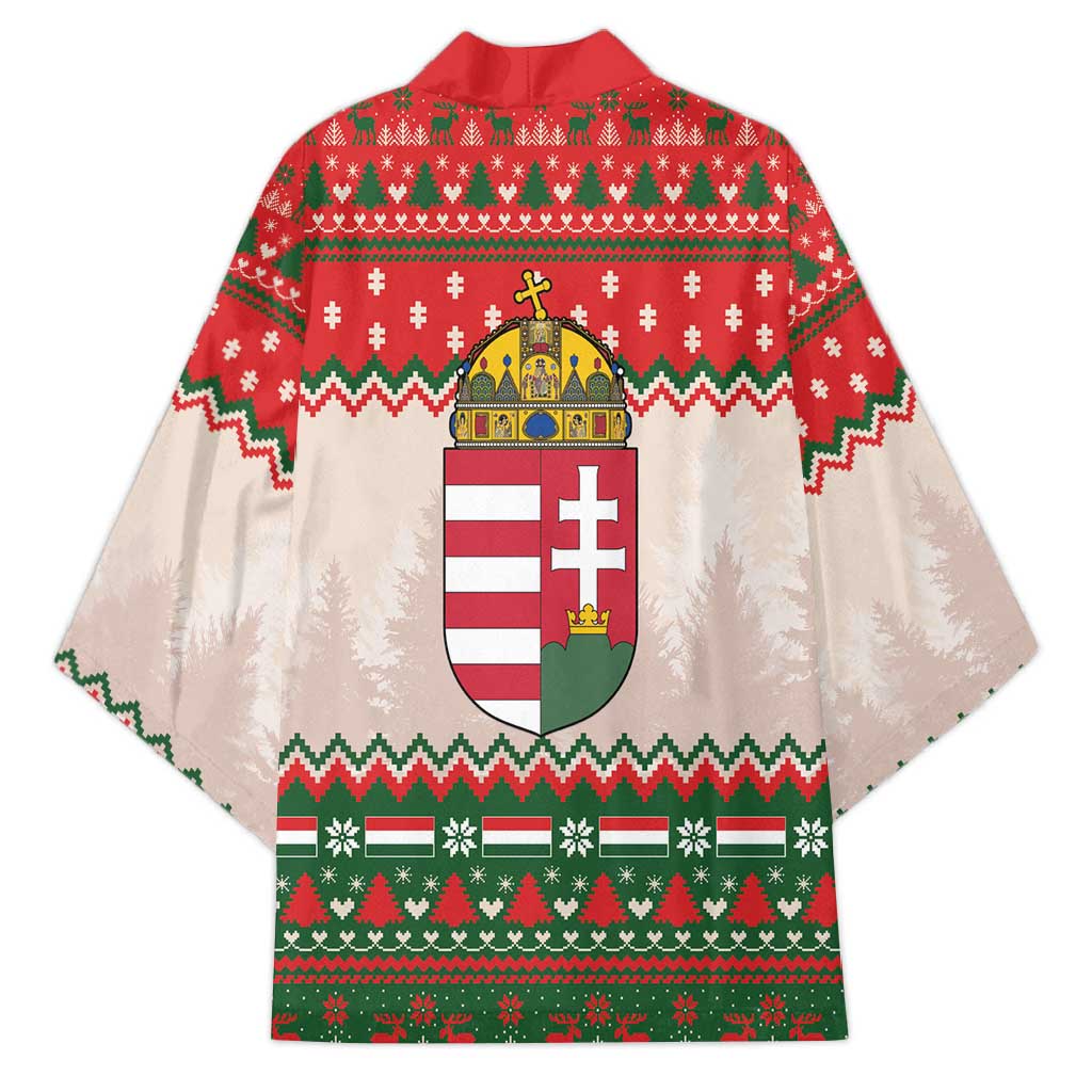 Hungary Christmas Kimono Magyarorszag Boldog Karacsonyt - Wonder Print Shop