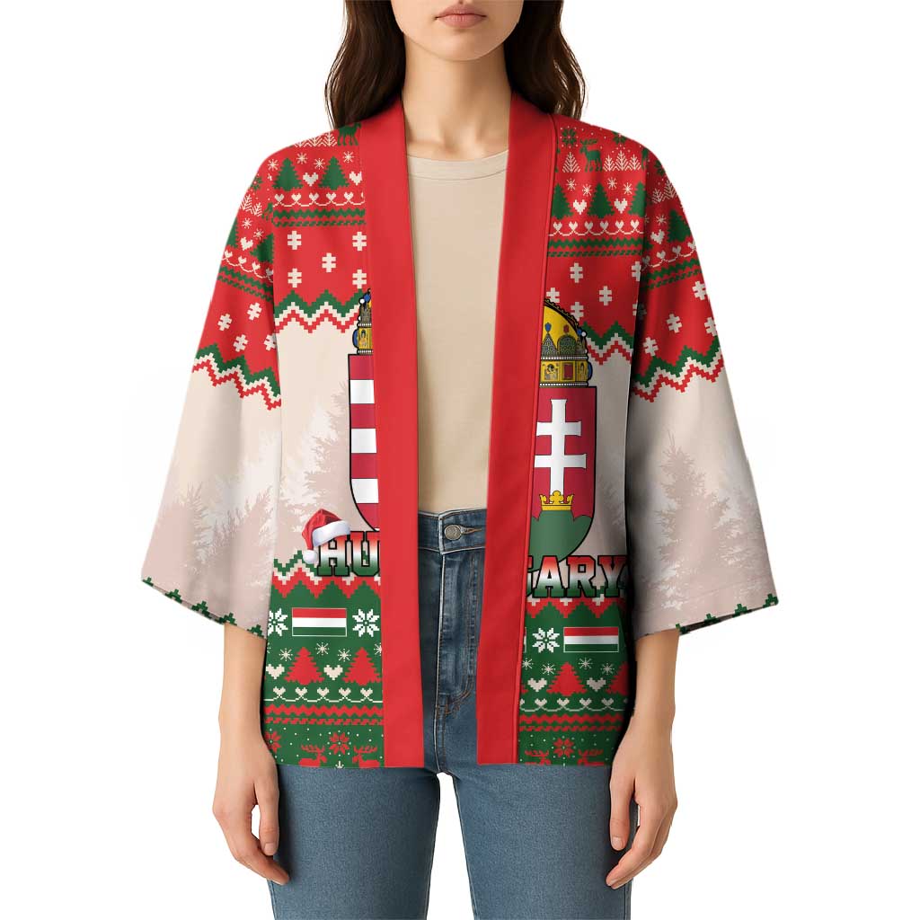 Hungary Christmas Kimono Magyarorszag Boldog Karacsonyt - Wonder Print Shop