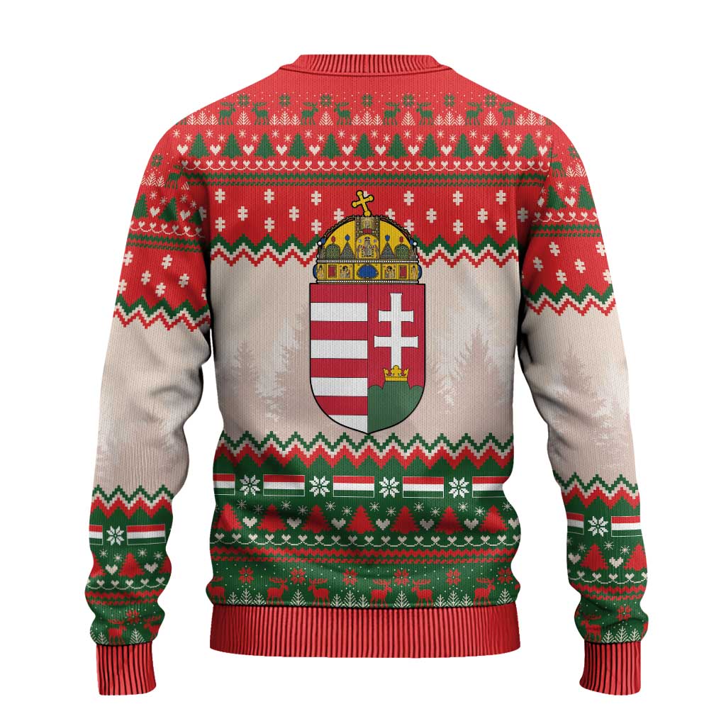 Hungary Christmas Ugly Christmas Sweater Magyarorszag Boldog Karacsonyt - Wonder Print Shop