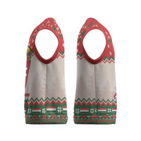 Hungary Christmas Knitted V-Neck Vest Magyarorszag Boldog Karacsonyt - Wonder Print Shop