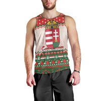 Hungary Christmas Men Tank Top Magyarorszag Boldog Karacsonyt - Wonder Print Shop