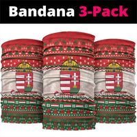 Hungary Christmas Neck Gaiter Magyarorszag Boldog Karacsonyt - Wonder Print Shop