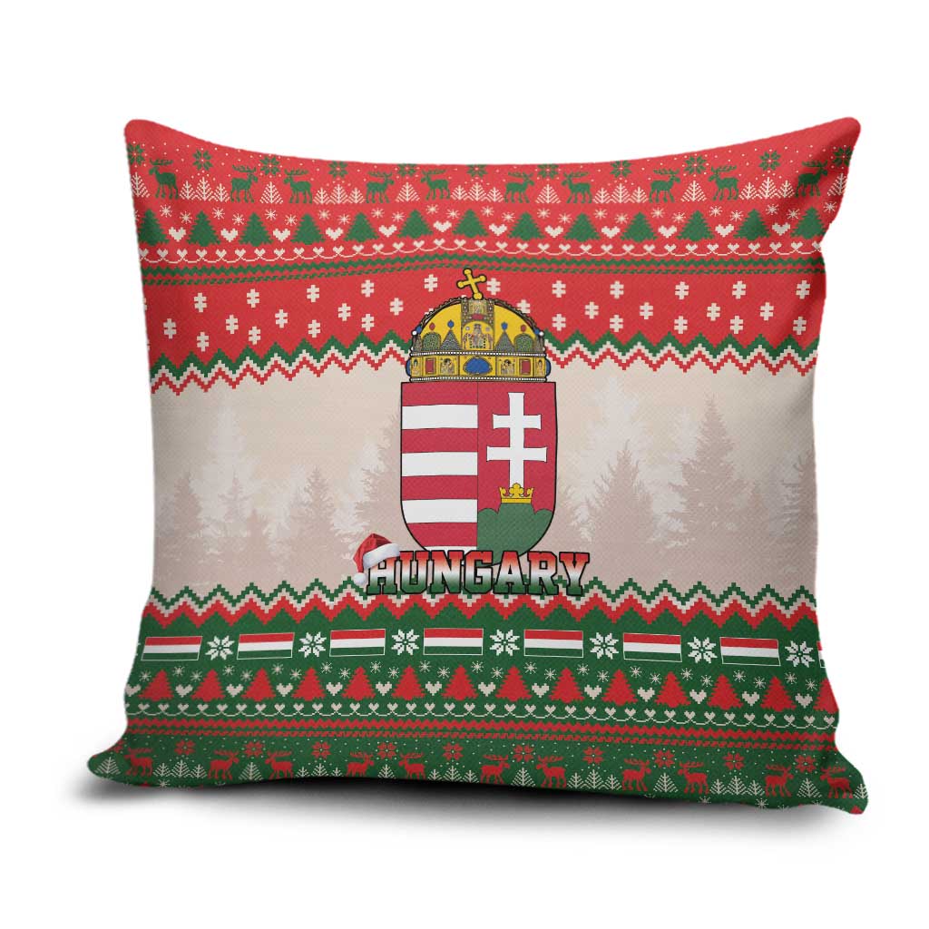Hungary Christmas Pillow Cover Magyarorszag Boldog Karacsonyt - Wonder Print Shop