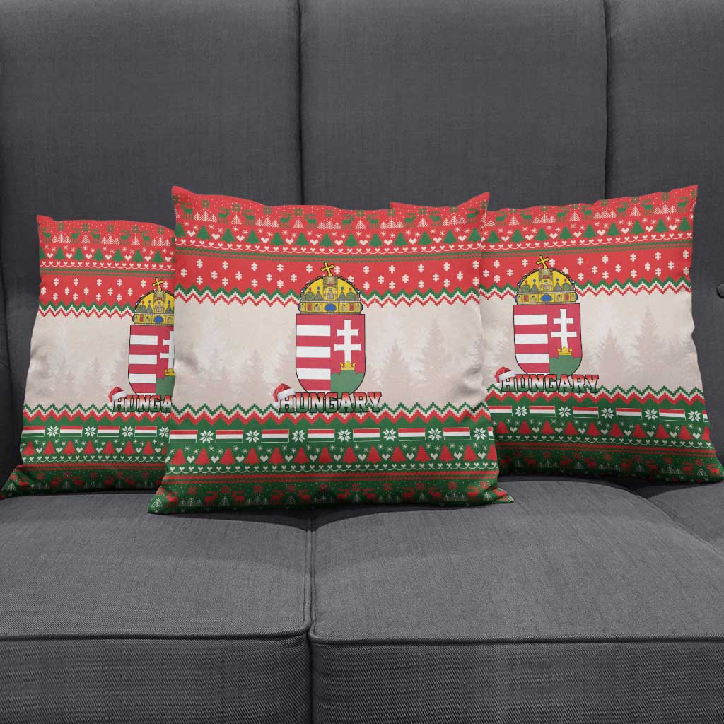 Hungary Christmas Pillow Cover Magyarorszag Boldog Karacsonyt - Wonder Print Shop