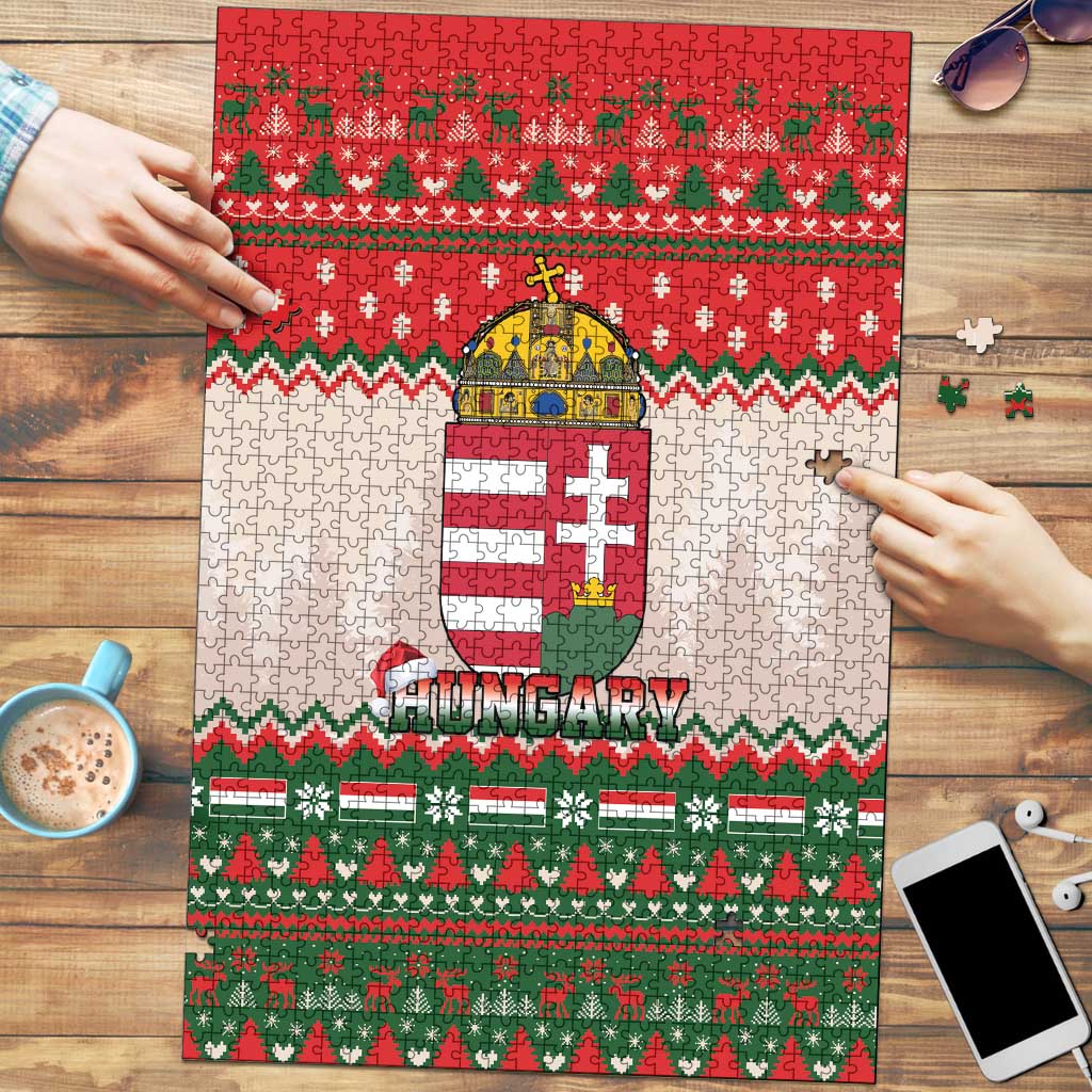 Hungary Christmas Puzzle Magyarorszag Boldog Karacsonyt - Wonder Print Shop