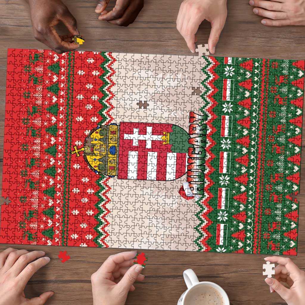 Hungary Christmas Puzzle Magyarorszag Boldog Karacsonyt - Wonder Print Shop
