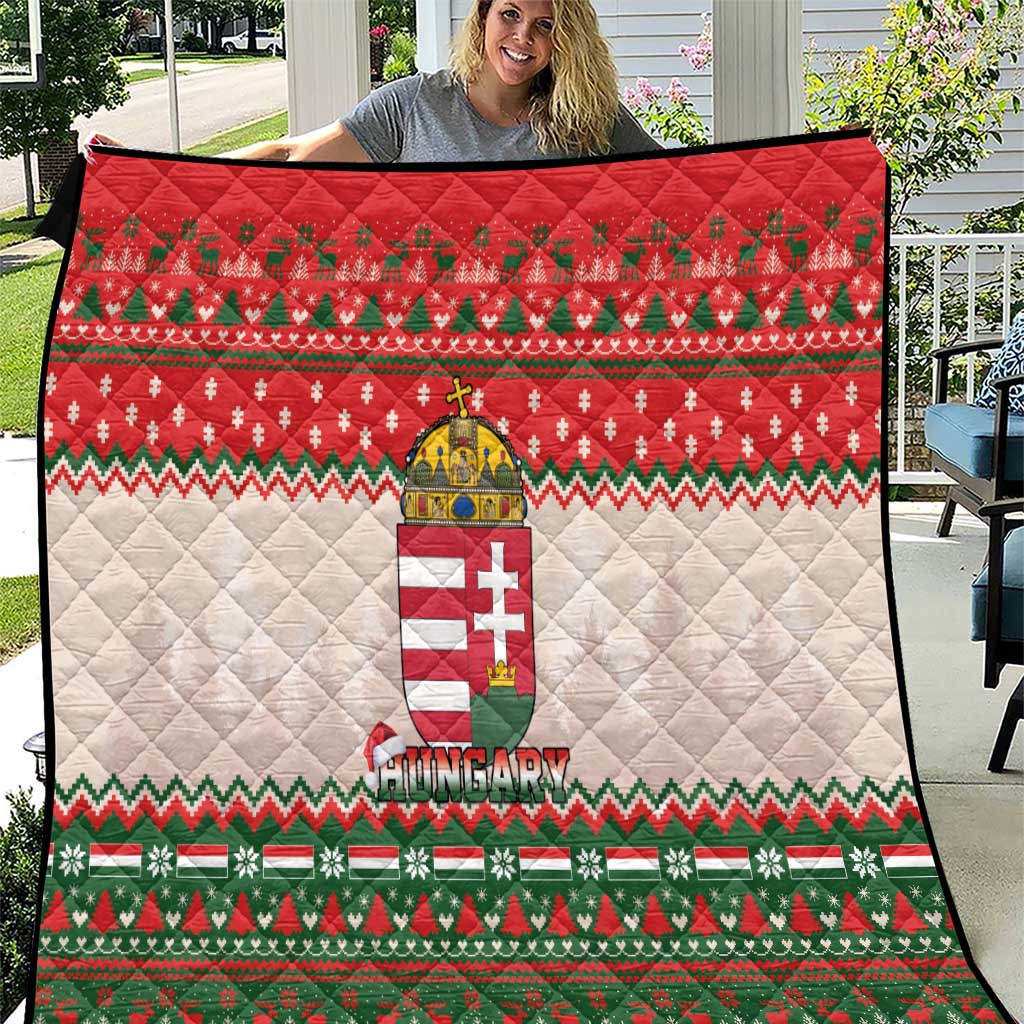 Hungary Christmas Quilt Magyarorszag Boldog Karacsonyt - Wonder Print Shop
