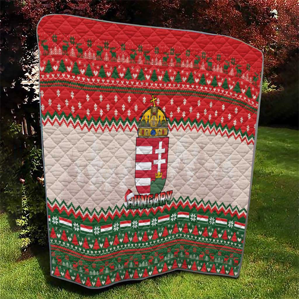 Hungary Christmas Quilt Magyarorszag Boldog Karacsonyt - Wonder Print Shop