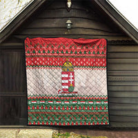 Hungary Christmas Quilt Magyarorszag Boldog Karacsonyt - Wonder Print Shop