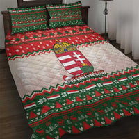 Hungary Christmas Quilt Bed Set Magyarorszag Boldog Karacsonyt - Wonder Print Shop