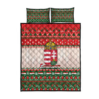 Hungary Christmas Quilt Bed Set Magyarorszag Boldog Karacsonyt - Wonder Print Shop