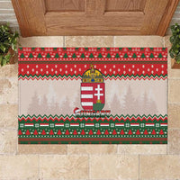 Hungary Christmas Rubber Doormat Magyarorszag Boldog Karacsonyt - Wonder Print Shop