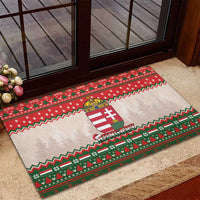 Hungary Christmas Rubber Doormat Magyarorszag Boldog Karacsonyt - Wonder Print Shop