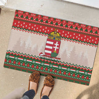 Hungary Christmas Rubber Doormat Magyarorszag Boldog Karacsonyt - Wonder Print Shop