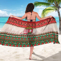 Hungary Christmas Sarong Magyarorszag Boldog Karacsonyt - Wonder Print Shop