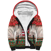 Hungary Christmas Sherpa Hoodie Magyarorszag Boldog Karacsonyt - Wonder Print Shop