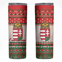 Hungary Christmas Skinny Tumbler Magyarorszag Boldog Karacsonyt - Wonder Print Shop
