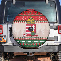 Hungary Christmas Spare Tire Cover Magyarorszag Boldog Karacsonyt - Wonder Print Shop
