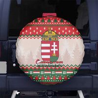 Hungary Christmas Spare Tire Cover Magyarorszag Boldog Karacsonyt - Wonder Print Shop