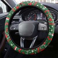 Hungary Christmas Steering Wheel Cover Magyarorszag Boldog Karacsonyt - Wonder Print Shop