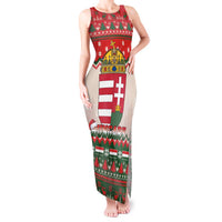 Hungary Christmas Tank Maxi Dress Magyarorszag Boldog Karacsonyt - Wonder Print Shop