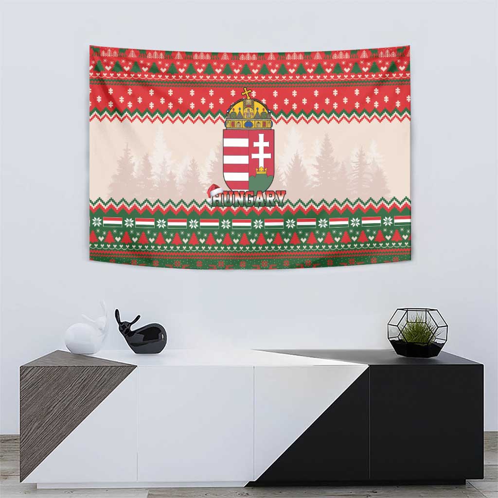 Hungary Christmas Tapestry Magyarorszag Boldog Karacsonyt - Wonder Print Shop